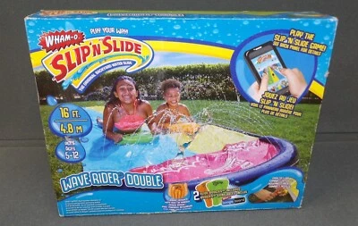 Wham-O Slip & Slide Wave Rider Double Outdoor Water Slide - Sealed Box
