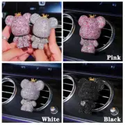 Diamond Bear Car Air Freshener Perfume Vent Fragrance Clip Aroma Diffuser Decor