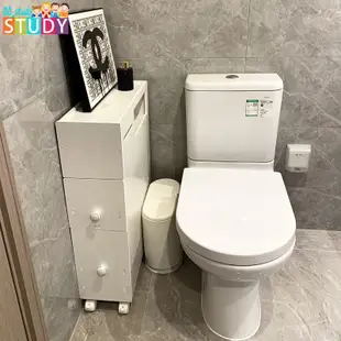 衛浴馬桶邊櫃置物架防水 浴室移動夾縫窄櫃收納櫃 廁所縫隙櫃