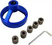 [Oxtxuzdm] Aluminum 90 Degree Drill Guide 5/6/7/8/9/10mm Drill Bit Hole Puncher Locator Jig Hinged Hole Opener Woodworking Tools