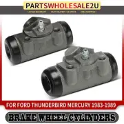 2pcs Rear Left & Right Drum Brake Wheel Cylinders for Ford Thunderbird Mercury (for: Ford)