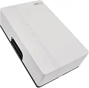 EMOS - 2-Wire doorbell with Dual Power Supply - Classic Front Door gong, White doorbell - 1 Melody ding-Dong, Volume 85dB - Wired, Wall Mounted - Rectangular