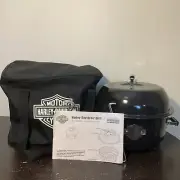 NEW Harley Davidson MINI Camping TRAVEL GRILL SET w Bag #99550-09SNRP
