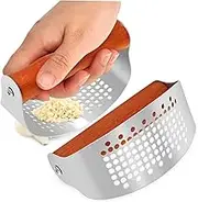2 Pcs Garlic Chopper Garlic Kitchen Supplies Vegetable Chopper Wood Brown