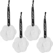 Cabilock 4Pcs Flower-shaped Aromatherapy Freshener for Home Closet and Car Indoor Fragrance Closet Deodorizer Decorative Hanging Diffuser