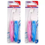 4 Portable Disposable Foldable Folding Toothbrush Case Travel Hygiene Oral Care
