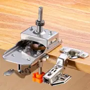 Precise Hole Drilling with 35mm Concealed Hinge Drilling Jig for Woodworking