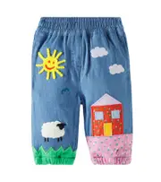 [Stella McCartney Kids] Stella McCartney Kids Baby embroidered jeans M 3 blue