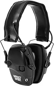 [Howard Leight] by Honeywell Impact Sport Sound Amplification Electronic Earmuff, Black