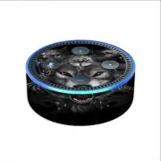 Skin Decal for Amazon Echo Dot (2nd gen) / Angry Wolves Pack Howling