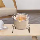 Portable Charcoal Grill BBQ Grill Japanese Grill with Wire Mesh Ceramic Barbecue