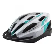 Aerius V19-Sport All-Purpose Helmet Head Lock Fit Silver/Turquoise Small/Medium
