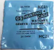 G-S Crystal-Hunting Case Watches #HC21 26.0mm-New-Unopened Factory Package