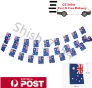 Aussie Bunting Flag Banner String Australia Day Party Decor 20 Flags 5m 14x21cm