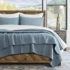 EVERGRACE x Kinsey Walsh Cross Stitch Pre-Washed Cotton Quilt Bedding Set Que...