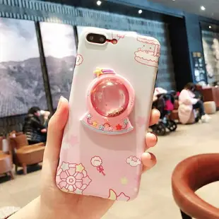 買一送一 蘋果x獨角獸手機殼6s軟硅膠iPhone7plus防摔外殼i8P少女流沙 雙十二購物節