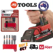 RED M18 18V Milwaukee Magnetic bit holder by 48 Tools