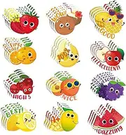 156 Pcs Sufficient Quantity Scratch and Sniff Sticker for Kids Classroom Smelly Scented Motivational Reward Teacher Incentive Positive Stickers for Student Classroom Chart School Supplies