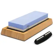 Whetstone Knife Sharpening Stone Kit - Double Sided Whetstone Knife Sharpener...