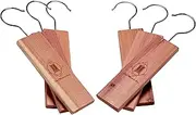 Total Wardrobe Care 6x Cedarwood Moth Repellent Hanging Wood Blocks For Wardrobe Storage And Drawers. Prevents Mildew And Odours. Natural Cedar Wood, Scented, Safe Anti Moth Killer Alternative