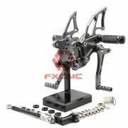 For NINJA 300R EX300 2013-2016 FXCNC CNC Front Rearsets Footrest Foot Pegs Gray