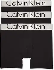 [Calvin Klein] Men's Underwear Steel Micro Boxer Briefs, Black, Medium