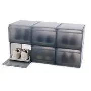 Joseph Joseph ShoeCase Premium Shoe Storage Box With Slide-Out Shoe Tray - Set of 6