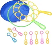 HEALSOPTHY Large Bubble Maker Bubble Wands Kit Boys and Girls Summer Toys Family Fun Outdoor Games Random Color