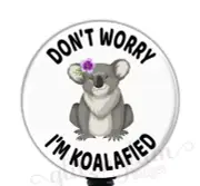 Koala Bear Badge Reel, Cute Retractable Badge Holder Reel, Funny Badge GG5176