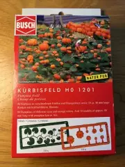 Busch HO 1201 - 80 Pumpkin Field Kit For Model Railway Scenery / Diorama BNIP