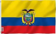 ANLEY® [Fly Breeze] 3x5 Foot Ecuador Flag - Vivid Color and UV Fade Resistant - Canvas Header and Double Stitched - Ecuadoran National Flags Polyester with Brass Grommets 3 X 5 Ft