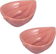 HAMPPLIES 2Pcs Essential Oil Bowls for Beauty Salon Home Mixing Plate for Aromatherapy Durable Reusable Diffuser Dish Design for Mud Masks