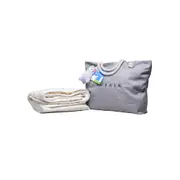 Auskin Alpaca Fleece Filled Quilt Cover Cotton Home Bedding 100x120cm White
