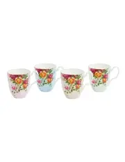 [Royal Albert] Mug Set 400ml, 13.5floz, 4 Piece in Mixed Colours