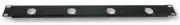 PRO SIGNAL - 1U 19" Rack Panel Punched for 4x XLRs