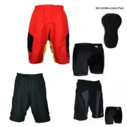 Men's MTB Cycling Mountain Bike Baggy Loose Fit Plus 3D Coolmax Padded Underwear