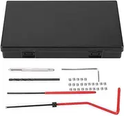 Stainless Steel M2.5x0.45 Thread Repair Kit, 30 Pcs Rethreading Tool for Damaged Internal Threads, Aluminum Alloy Workpiece Restoration with Drill Tap & Insert Tool