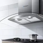 900mm Range Hood 90cm Rangehood Glass Canopy Kitchen Ventilation Appliance Upgrade