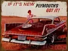 Plymouth Fury Rustic Tin Metal Sign Man Cave Garage Australian made
