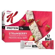 Kellogg's Special K Strawberry Chewy Protein Meal Bars Ready-to-Eat 19 oz 12 ct