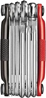 Crankbrothers Multi-10 Mini Tool, Black/Red