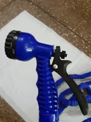 Expandable Garden Hose Pipe Anti Kink 7 Function Water Spray Gun Magic Hose 50F