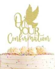 AHAORAY "On Your Confirmation" Cake Topper NEW