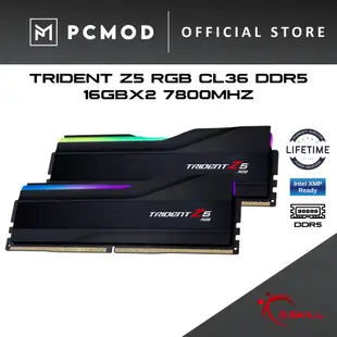 G.skill Trident Z5 RGB 系列 DDR5 7200Mhz CL34, DDR5 7800Mhz CL