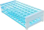 GOOHOCHY Test Tube Racks Large Capacity Storage Rack for 16mm Test Tubes 50 Holes Lab Science Equipment