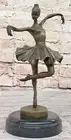 Milo`s Bronze Ballet Dancer Sculpture: Elegant Art Deco Home Studio Decor