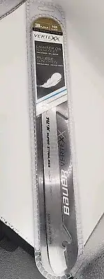 BAUER VERTEXX 3MM Size 10 STAINLESS STEEL SR RUNNERS TUUK SKATE BLADES New!