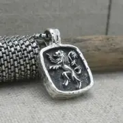 PETRICHOR Sterling Silver Scottish Rampant Pendant Keith Jack chained Boxed