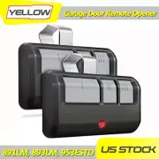 Garage Door Opener Remote Control For Liftmaster/Chamberlain 891LM Yellow Button