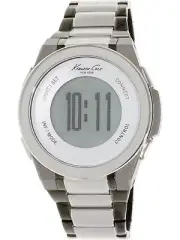 Kenneth Cole Connect 10023868 New York White Dial Stainless Steel Men's Watch